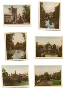 Staffordshire Inglaterra ALTON GARDENS - 11 c. 1920s fotos de recuerdo tintadas a mano - Imagen 1 de 10