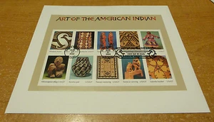 #3873 Art of the American Indian 3873a-j First Day cover FDC - Picture 1 of 1