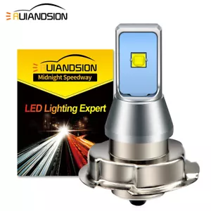 1PC P26S 2525 LED Lampadina del faro dello scooter della moto Bianco DC 6V-24V - Picture 1 of 7