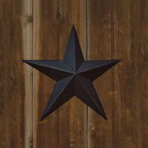 Large 36" Black Barn Star Primitive Country Flag Wall Decor - Picture 1 of 1
