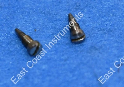 2 Conn Etched Shooting Stars,20m Saxophone Pivot rod adjusting screws sax #TJ3K - Image 1 of 2