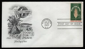 #1231 5c Food For Peace, Artmaster-Addressed FDC **ANY 5=FREE SHIPPING** - Picture 1 of 1