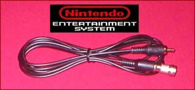 6Ft RCA Video Cable & RF Coax TV Adapter for the Nintendo NES System NEW - Image 1 of 4
