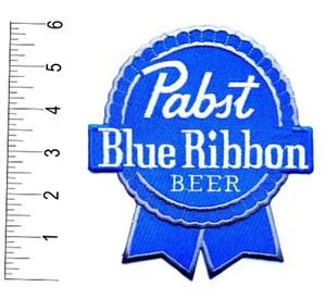 PBR Patch Abzeichen Weste hinten 6" Wappen Bier Brauerei Rockabilly Hot Rod - Bild 1 von 1