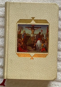 THE LIFE OF CHRIST '59 White Leather * Gilt Edged CATHOLIC PRESS John O'Connell - Picture 1 of 9