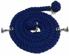 Blue Polyspun bannister rope - choose diameter, length and fittings, poly rope
