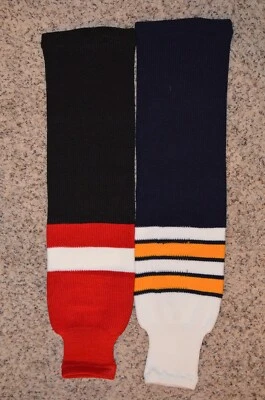 OT SPORTS CHOICE of Dead Stock ADULT PRO Poly KNIT 30" Twin City Knitting Ice Hockey Socks