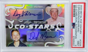 2020 Leaf Pop Century Doyle Brunson & Daniel Negreanu Silver /13 Dual Auto PSA 9 - Bild 1 von 2