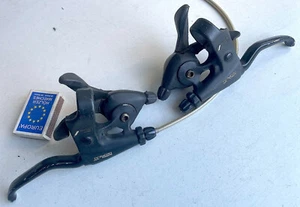 alte Shimano Deore XT Schalt + Bremsgriffe für Lenker Fahrrad Teile MTB - Bild 1 von 8