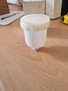 Spray Gun Paint Cup Pot Air Gravity Feed Fast mover Threaded Car Plastic 125ml - Picture 1 of 3