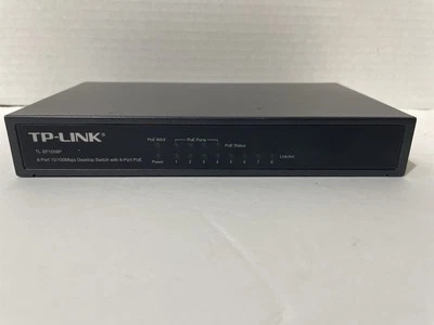 TP-LINK Technologies (TL-SF1008P) 8-Ports Desktop PoE Switch. untested.  - Image 1 of 4