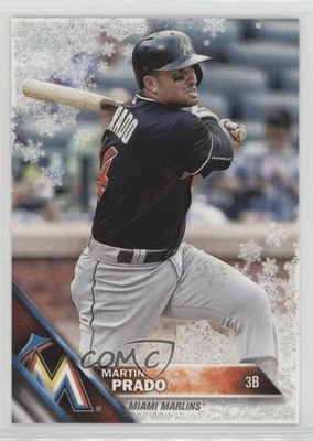 2016 Topps Holiday Metallic Snowflake Martin Prado #HMW174 - Image 1 of 2