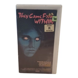 They Came from Within VHS (Rare Shivers alternate title) white hard clam case - Picture 1 of 7