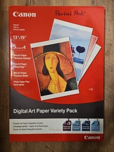 Canon Fine Art Paper Museum Etching 13"x19" 13 sheets 1262B007 Partial Pack - Picture 1 of 2