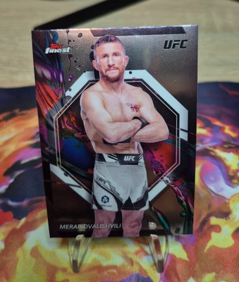 2024 Topps Finest UFC - Merab Dvalishvili (Near Mint) Base Common - #93 - Image 1 of 2