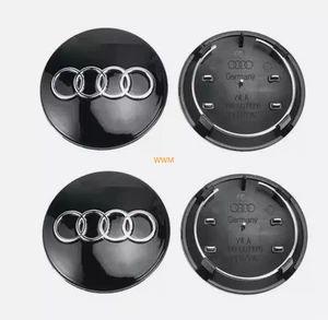 68mm Schwarz 8D0601170 - Felgendeckel Set | ORIGINALERSATZ & EINFACH MONTAGE​ - Picture 1 of 4