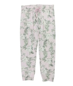 P.J. Salvage Womens Floral Pajama Sweatpants, Pink, Medium - Picture 1 of 2
