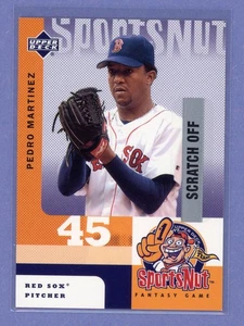 2003 Upper Deck MVP SportsNut Fantasy Game Pedro Martinez #SN67 HOF - Bild 1 von 2