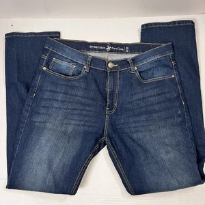 Beverly Hills Polo Club Mens Jeans 36x32 Straight Leg Dark Wash Denim - Picture 1 of 8