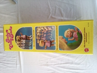 Muñeca Mattel Baby Come Back 1976 con caja y ropa original no funciona Foto 1 de 4