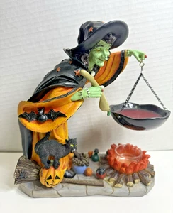 Yankee Candle Bruja Cara Verde Colgante Tarta Cera Quemador Caldron 10" 1098593 - Imagen 1 de 11