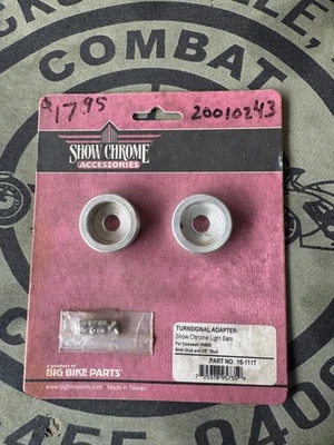 Show Chrome - 16-111T - Insertos de reubicación de señal de giro para kits de luces de conducción Foto 1 de 2