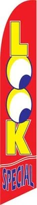 Look Special 12ft Feather Banner Swooper Flag - FLAG ONLY - Picture 1 of 1