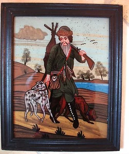Imagen de vidrio trasero - cazador - pieza única - Imagen 1 de 1