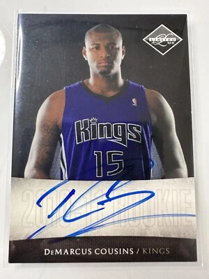 Demarcus Cousins 2010 NBA Rookie Limited Panini 41/99 Sacramento Kings Autograph - Image 1 of 3