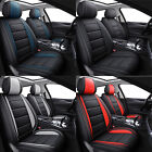 Pu Leather Car Seat Covers Universal 5 Seats Cushion Protector Front & Rear
