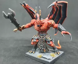 Pro Painted Chaos Daemon Prince Khorne plastic model Warhammer 40k AOS OOP - Picture 1 of 10