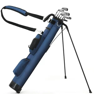 Sundy Golf Bag with Cooler Pocket, Par 3 Golf Pitch n Putt Bag Blue - Picture 1 of 7