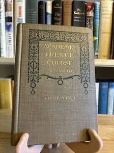 The Academic French Course by Muzzarelli 1894 HC HTF Good! - Picture 1 of 16