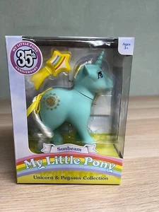 2018 My little Pony 35th Anniversary, SUNBEAM, Unicorn & Pegasus Collection - Picture 1 of 17