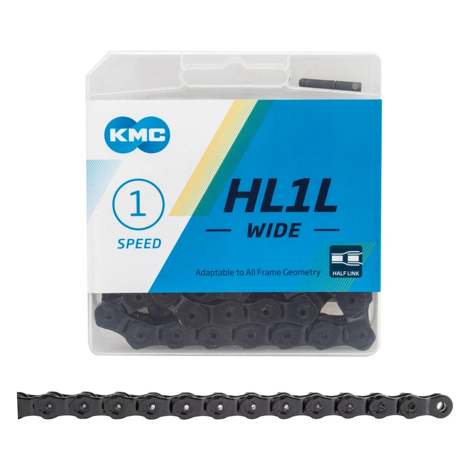 CADEIA half link KMC HL1 WIDE 1s SL 100L cores diferentes - Imagem 1 de 1