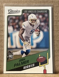 2021 Panini Classics Red Back 98/99 Josh Palmer Rookie #179 Chargers SSP  - Picture 1 of 2