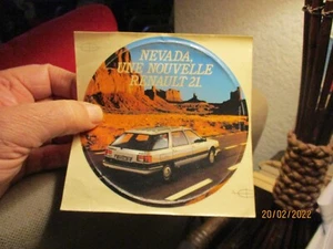 Ancien Autocollant une Nouvelle Renault 21 R21 Nevada - Imagen 1 de 2