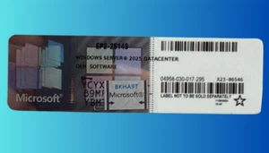 Windows Server® 2025 Datacenter - CAO Lizenzaufkleber (NEU & OVP) - Bild 1 von 1