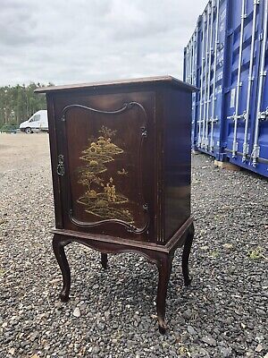 19th Century Chinoiserie And Rosewood Bedside Cabinet • 150£