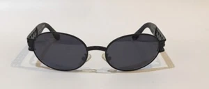 Raras GAFAS DE SOL FENDI FS 153 DE COLECCIÓN Negro Satinado Hecho en Italia - Imagen 1 de 1