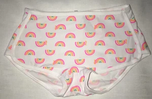 Victoria's Secret PINK Rainbow Cotton Boyshort Shortie Panties Size Medium NWT - Picture 1 of 7