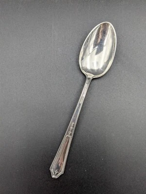 Cuchara de sopa de postre ovalada de plata esterlina internacional GEORGIAN MAID 7 1/8 pulgadas Foto 1 de 4