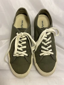 Sea Vees Monterey Sneakers Womens Size 8 Army Green *N - Picture 1 of 9