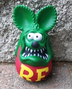 Ed Big Daddy Roth Rat Fink Antenna Topper Auto Camion Hot Rod Vintage Auto Classica - Foto 1 di 5