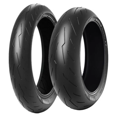 COPPIA GOMME PIRELLI 120/70-17 (58W) + 180/60-17 (75W) DIABLO ROSSO IV 4 - Immagine 1 di 4