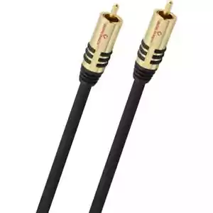 Oehlbach NF Sub 2 Meter Subwoofer Cinch-Kabel Schwarz - Bild 1 von 2