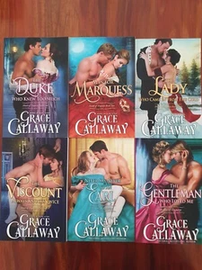 6x Heart Of Enquiry Books Grace Callaway - Picture 1 of 3