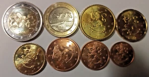 Finland * 1 cent- 2 Euro * 2016  * 8-coins*  UNC  * RARE* - Picture 1 of 2