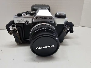 Olympus OMG Objektiv 35 mm Film Spiegelreflexkamera mit F.Zuiko 50 mm f/1,8 - Bild 1 von 6