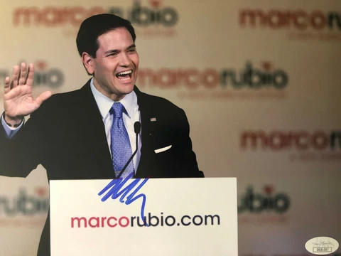 Marco Rubio signed 8x10 Photo JSA COA President Candidate US Senator B397 Cover